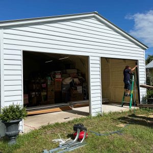 Installing 2 Insulated Garage Doors - Lynn Haven, FL